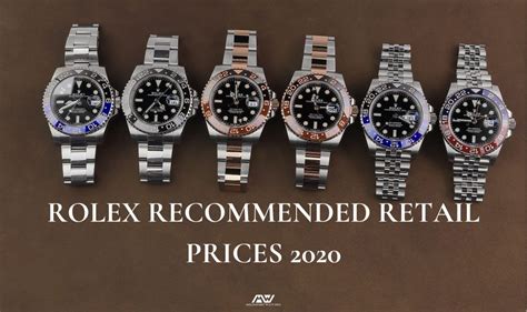 rolex retail prices 2020|rolex watch price increase.